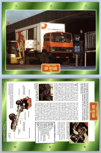 Daf fa1500 1980 flatbeds - daf, &