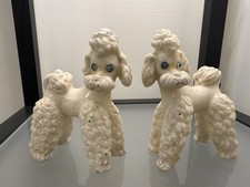 Vintage Dogs Pair Of Chalk