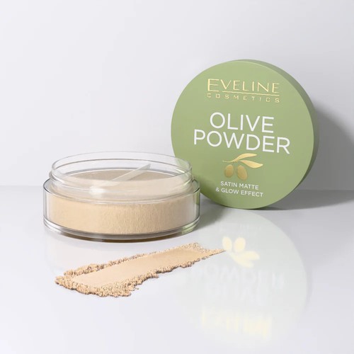 Eveline olive loose powder - olive,