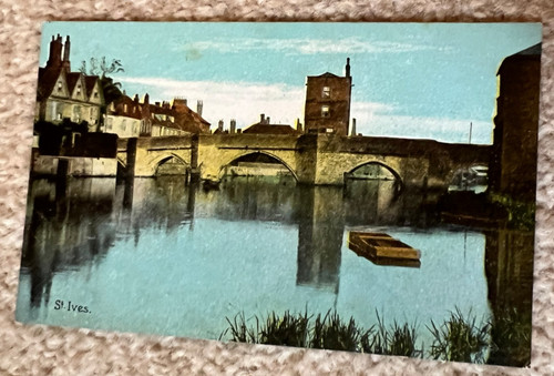 Antique postcard ives - postcard, st