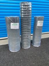 Welded Chicken Wire Mesh Roll, 30m x 90cm or 120cm tall, Galvanised Aviary Catio