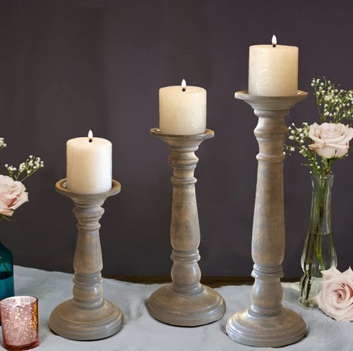 Wooden candle stand holder for - stand,