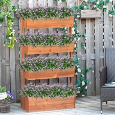 Large wooden raised - large, bed