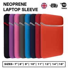 7" 8" 10" 11" 12" 14" Neoprene Laptop Sleeve Case Cover Bag For Laptop & Tablet