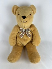 St Michael Marks And Spencer M&S Teddy Bear Bow Plush Soft Toy 36cm 1097 627