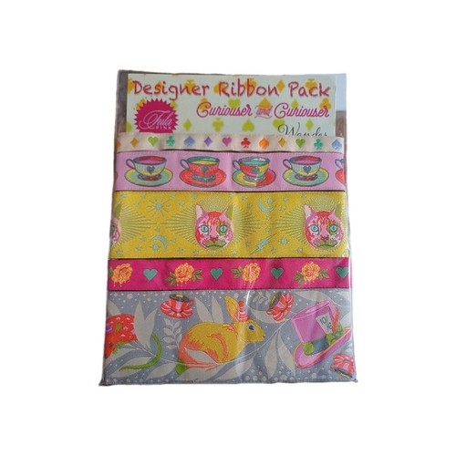 Tula pink ribbons curiouser - tula,