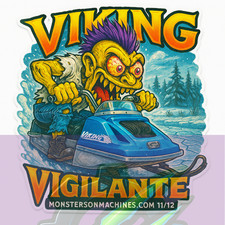 Viking Vigilante Race Sticker
