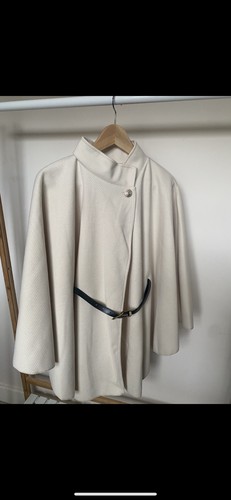 Gorgeous cream belted cape - ,