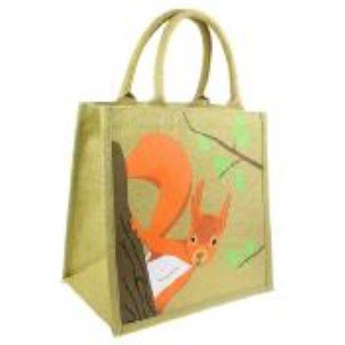 Jute shopping tote bag - shopping, x