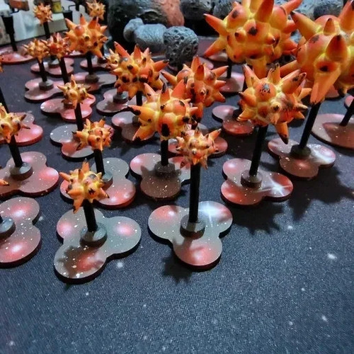 Grimdark explosion markers - grimdark, 3d