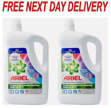 x2 Ariel Professional Concentrated Laundry Detergent Washing Liquid Colour 90W