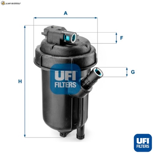 Fuel filter 125 for saab - filter,