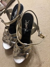 Tribute YSL platform sandals