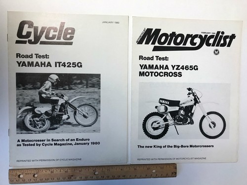 1980 motorcyclist cycle road - motorcyclist,