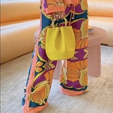 Zara Woman Nwt Ss22 Printed Pyjama Bottoms Pants Trousers 3444/782 Sz XS