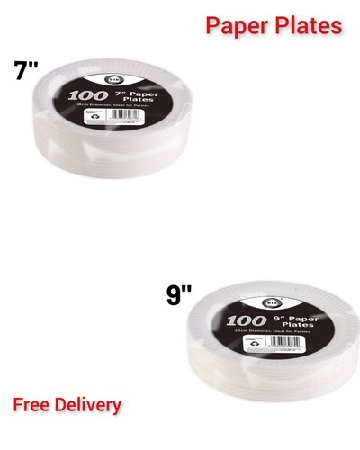 Disposable paper plates - paper, /