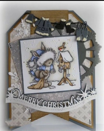 Merry christmas banner - christmas, cutting