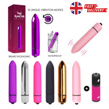 Bullet Vibrator Sex Toy For Women Clitoral Stimulator Battery Included 10 Speed