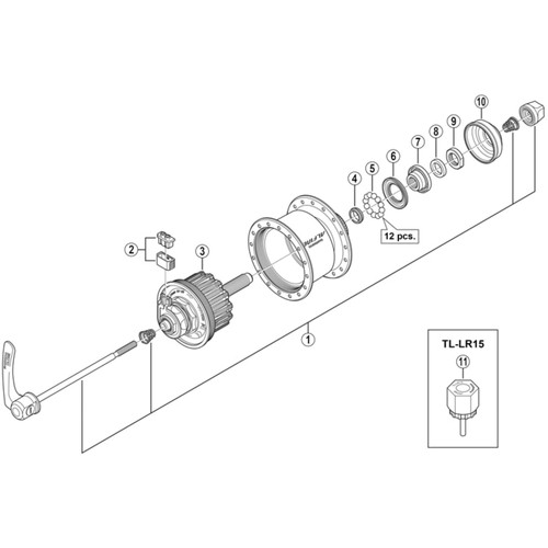 Shimano spares bicycle cycle - shimano,