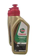 Castrol Power 1 Ultimate 2T  Motorcycle Engine Oil - 1L X 2 Bundle