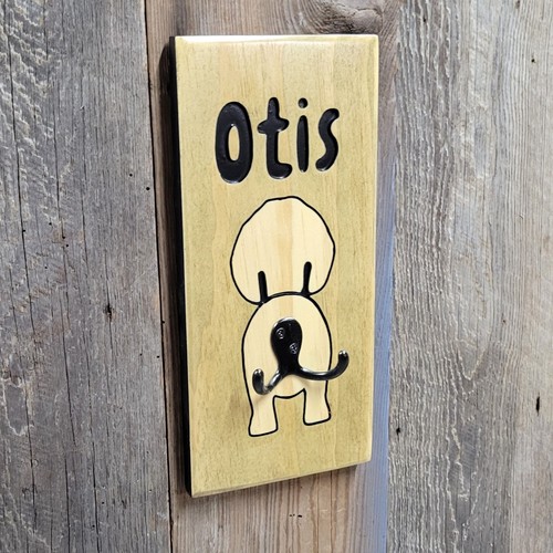 Personalized dog leash - dog, holder