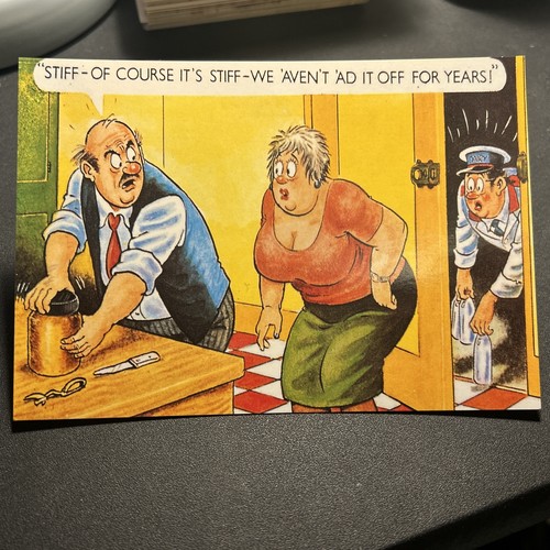 Bamforth black triangle comic - black,