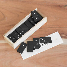 28 Piece Black Dominoes Set