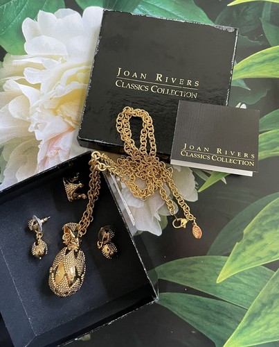 Joan rivers gold tone egg - rivers,