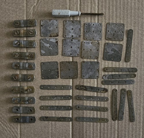 Vintage bayko spares metal - bayko,