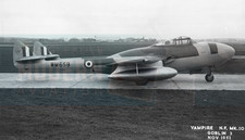 de Havilland Vampire - Original photo dated Nov 1951