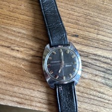 Vintare VOUMARD REGENCY 2000 back set winding crown men rare wrist watch unusual