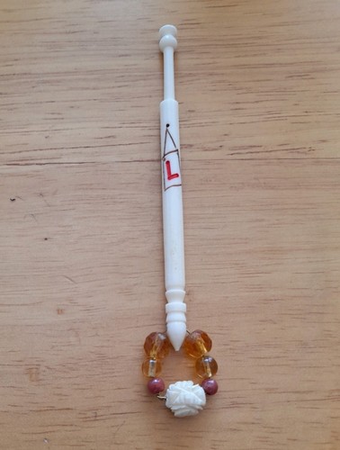Bovine bone lace bobbin - bone, by