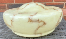 Vintage Art Deco Marble Glass