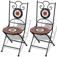 2 Folding Chairs Mosaic