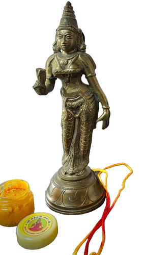 Antique indian bronze parvati - indian,