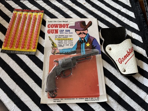 Mini cowboy cap gun - mini, keyring