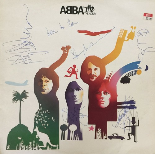 Abba stig anderson signed - abba,