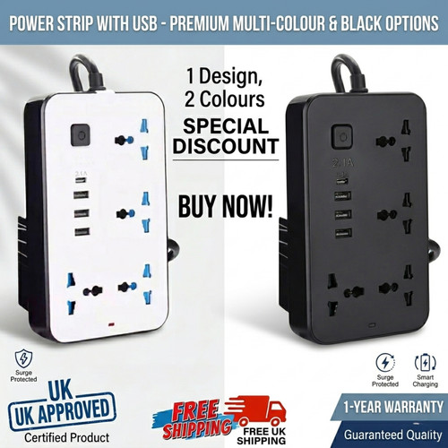 Surge protected extension lead - surge,