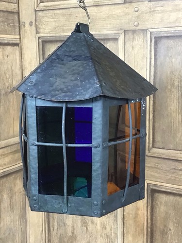 Antique arts crafts riveted - &,