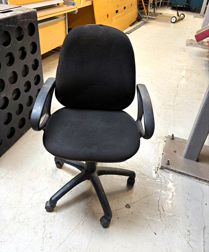 Black fabric operator task - black,