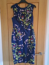 Oasis Navy Shift Dress Size 10