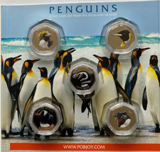 2018 Penguins 50p set of 5