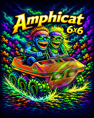 Amphicat 6x6 8x10 - glossy, photo
