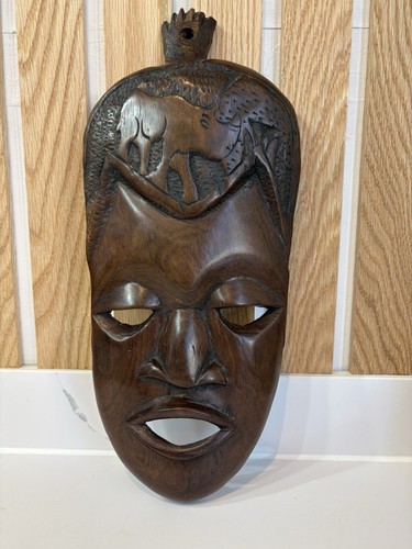 Vintage hand carved african - carved,