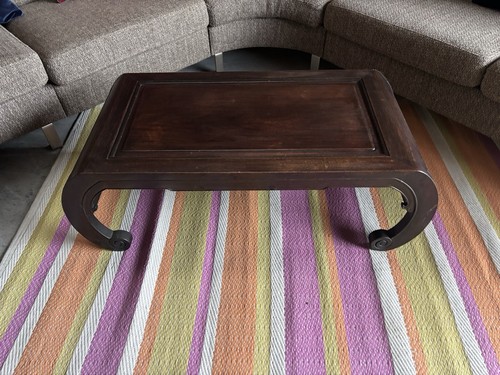 Chinese curved coffee table - curved,