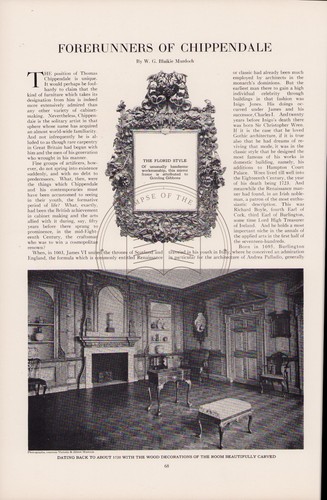 Thomas chippendale forerunners - thomas,