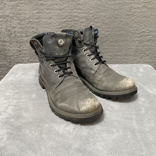 Mens wrangler leather creek - leather,