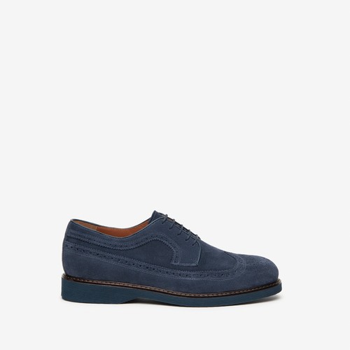 Derby man suede nerogiardini - derby,
