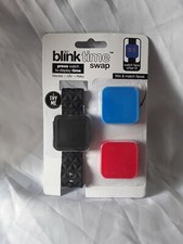 Blink Time Swap Watch Touch Operated LED Digital Watch - 3 Changeable Faces NEW☆