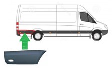 Mercedes Sprinter 2006-2017 LWB Side Moulding Trim Plastic Strip Right Side O/s